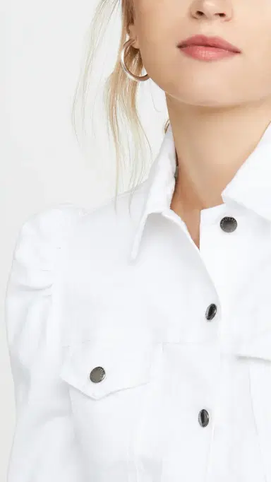 Retrofête Ada Denim Jacket White XL | Thumbnail 6 Retrofête Ada Denim Jacket White XL | Thumbnail 6