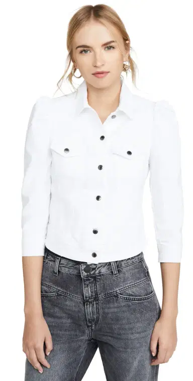 Retrofête Ada Denim Jacket White XL | Thumbnail 1 Retrofête Ada Denim Jacket White XL | Thumbnail 1