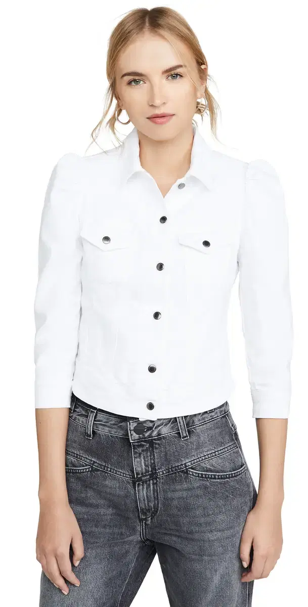 Ada Denim Jacket White