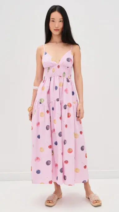 En Saison Fruit Medley Maxi Dress Pink Multi | Thumbnail 2