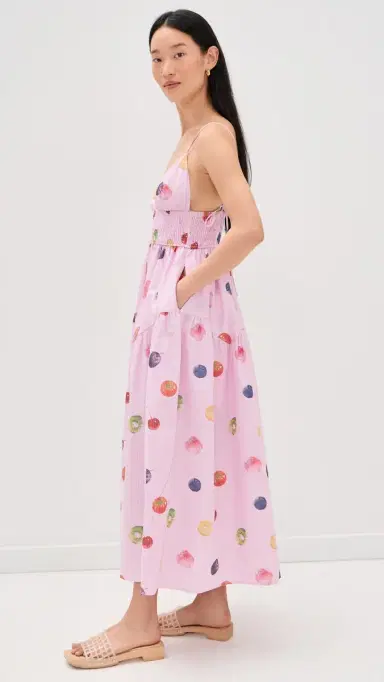 En Saison Fruit Medley Maxi Dress Pink Multi | Thumbnail 4