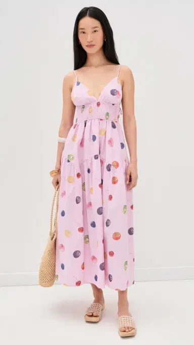 En Saison Fruit Medley Maxi Dress Pink Multi | Thumbnail 5