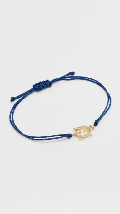 Yvonne Léon Yellow Gold Turtle Cord Bracelet 9K Yellow Gold One Size | Thumbnail 2 Yvonne Léon Yellow Gold Turtle Cord Bracelet 9K Yellow Gold One Size | Thumbnail 2