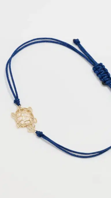 Yvonne Léon Yellow Gold Turtle Cord Bracelet 9K Yellow Gold One Size | Thumbnail 4 Yvonne Léon Yellow Gold Turtle Cord Bracelet 9K Yellow Gold One Size | Thumbnail 4