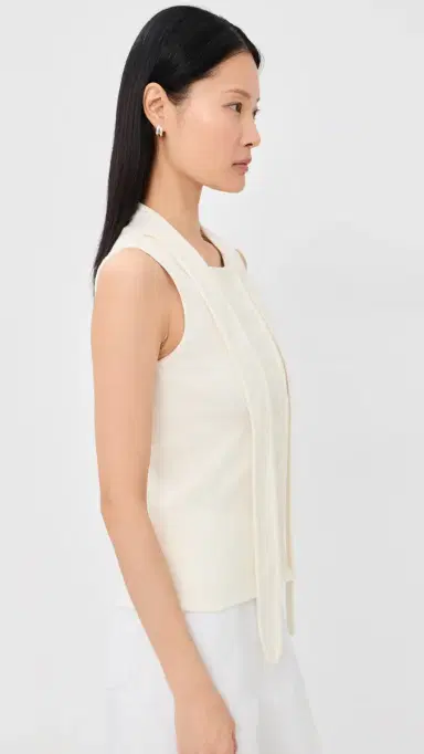 Lemaire Asymmetrical Fitted Top ilk | Thumbnail 4 Lemaire Asymmetrical Fitted Top ilk | Thumbnail 4
