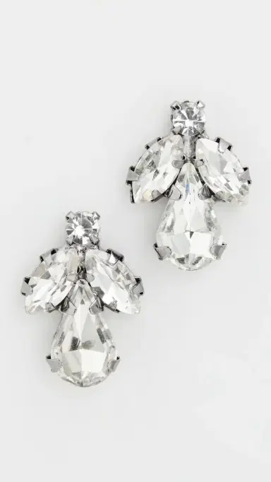Maison Irem Nimet Earrings Silver One Size | Thumbnail 2