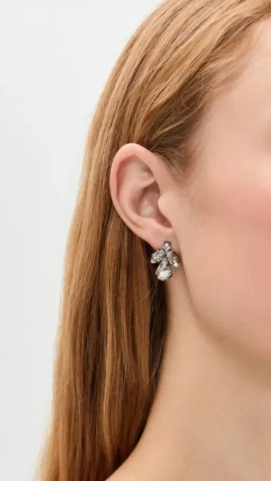 Maison Irem Nimet Earrings Silver One Size | Thumbnail 3