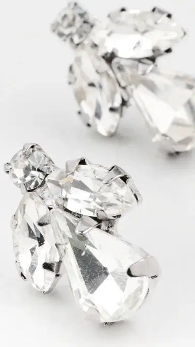 Maison Irem Nimet Earrings Silver One Size | Thumbnail 4