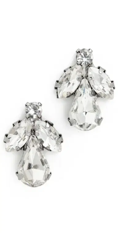 Maison Irem Nimet Earrings Silver One Size | Thumbnail 1