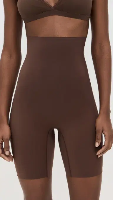 Commando Zone moothing High Waisted Shorts Mocha | Thumbnail 2