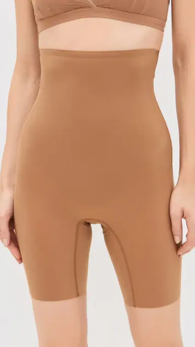 Commando Zone moothing High Waisted Shorts Caramel | Thumbnail 2