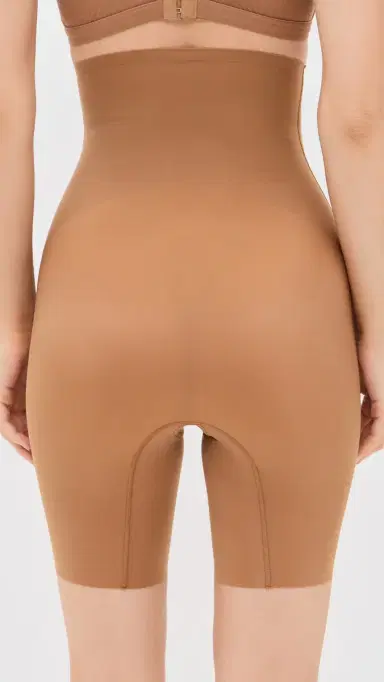Commando Zone moothing High Waisted Shorts Caramel | Thumbnail 3