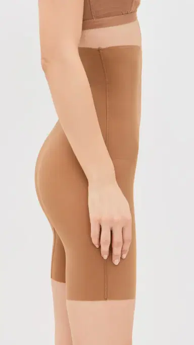 Commando Zone moothing High Waisted Shorts Caramel | Thumbnail 4