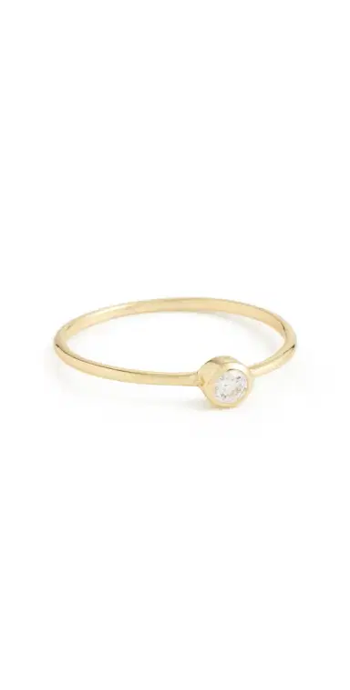 Shashi Solitaire Bezel Ring | Thumbnail 1