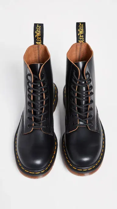 Dr. Martens 1460 Vintage 8 Eye Unisex Boots Black | Thumbnail 2 Dr. Martens 1460 Vintage 8 Eye Unisex Boots Black | Thumbnail 2