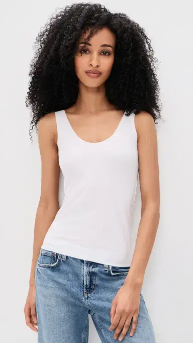 Commando Cotton Tank White M/L | Thumbnail 2 Commando Cotton Tank White M/L | Thumbnail 2