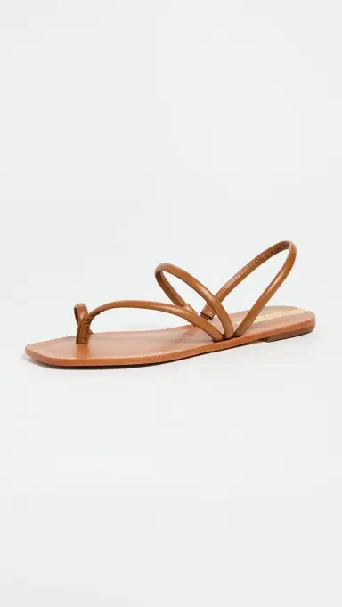Kaanas Strappy Naked Sandals Tan 5 | Thumbnail 2