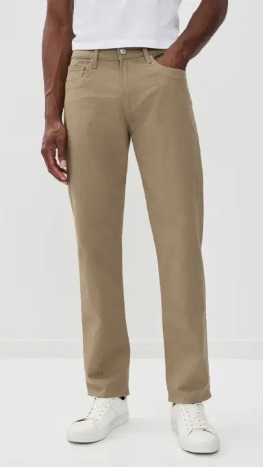 Citizens of Humanity Elijah Stretch Linen Straight Jeans - 32 Sand 29 | Thumbnail 2