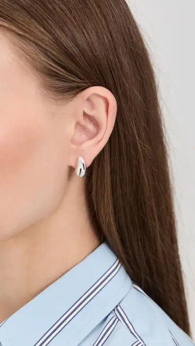 Tory Burch Small Pierced Earrings | Thumbnail 3