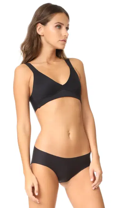 Spanx SPANXsmooth Bra-llelujah! Unlined Bralette Very Black M | Thumbnail 3