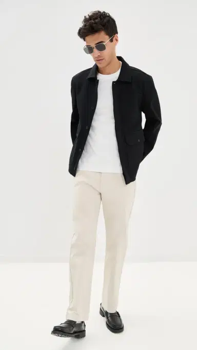 Theory Light Bilen Knit Soris Tee White L | Thumbnail 5