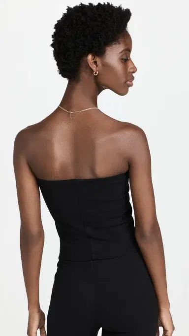 LESET Rio Bandeau Top Black M | Thumbnail 3