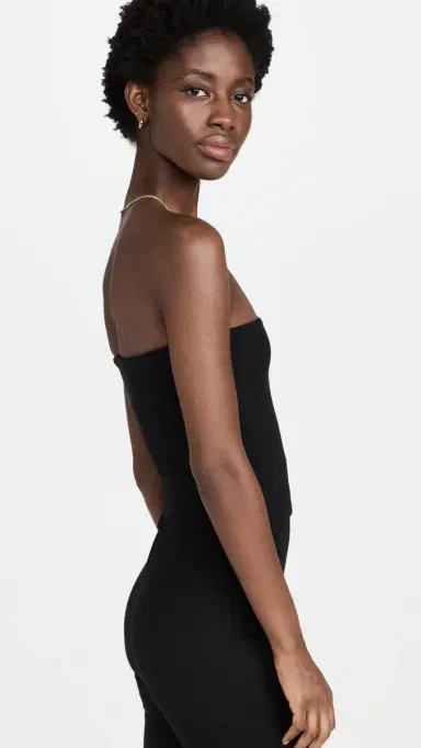 LESET Rio Bandeau Top Black M | Thumbnail 4