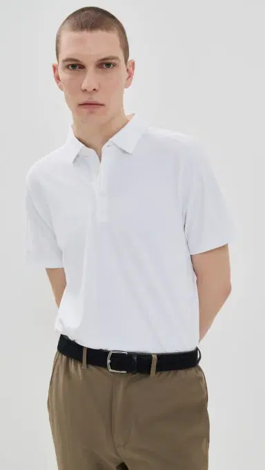 Rhone Regatta Pique Polo White M | Thumbnail 2