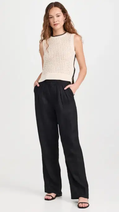 Varley Delaney Knit Vest Birch | Thumbnail 5