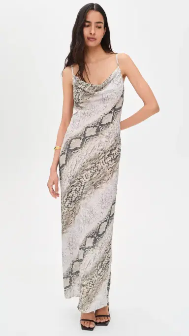 MADISON THE LABEL Fontana Maxi Dress Snake Print | Thumbnail 2