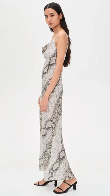 MADISON THE LABEL Fontana Maxi Dress Snake Print | Thumbnail 4