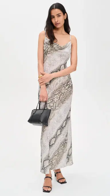 MADISON THE LABEL Fontana Maxi Dress Snake Print | Thumbnail 5