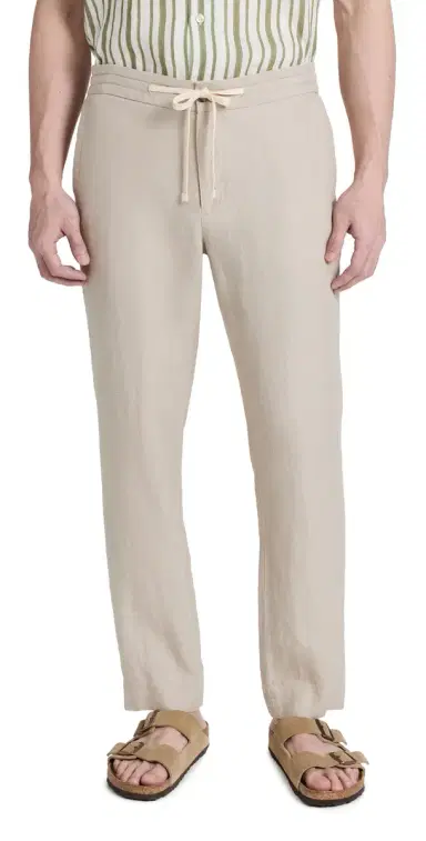 Vince Lightweight Hemp Pants Pumice Rock | Thumbnail 1 Vince Lightweight Hemp Pants Pumice Rock | Thumbnail 1