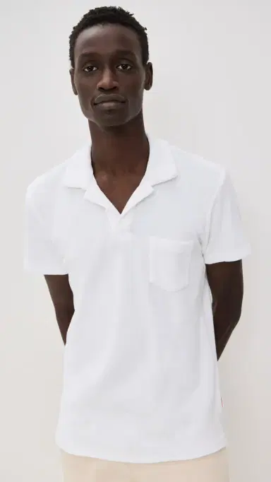 Orlebar Brown Terry Polo White S | Thumbnail 2 Orlebar Brown Terry Polo White S | Thumbnail 2