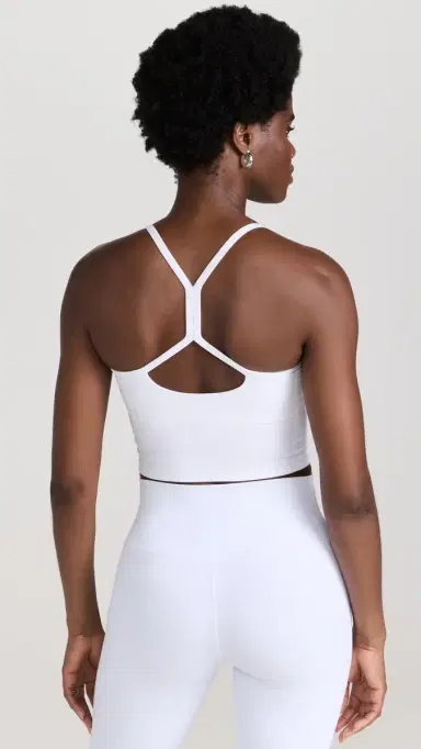 Beyond Yoga Spacedye Slim Racerback Cropped Tank Cloud White | Thumbnail 3 Beyond Yoga Spacedye Slim Racerback Cropped Tank Cloud White | Thumbnail 3
