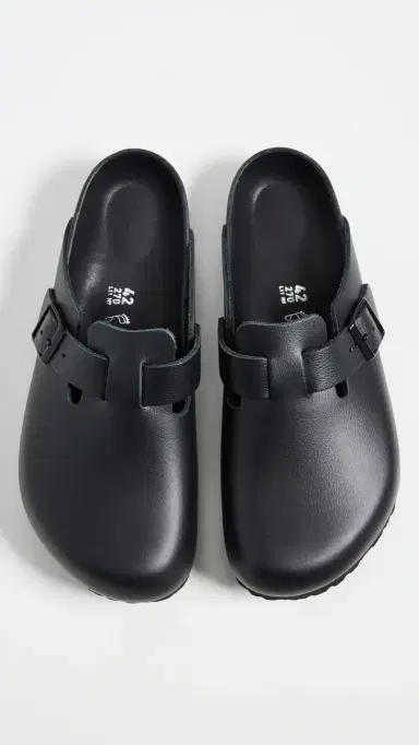 Birkenstock Boston Exquisite Clogs Black | Thumbnail 4