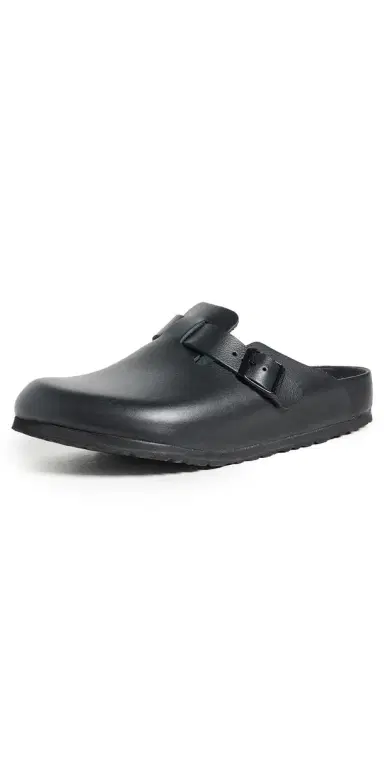Birkenstock Boston Exquisite Clogs Black | Thumbnail 1