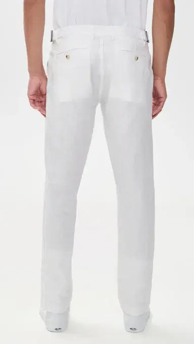 Onia Linen Trousers White | Thumbnail 3 Onia Linen Trousers White | Thumbnail 3