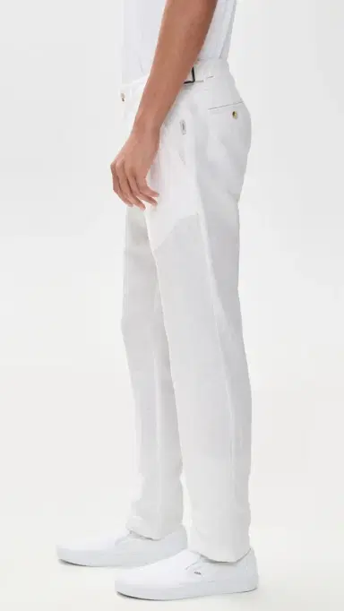 Onia Linen Trousers White | Thumbnail 4 Onia Linen Trousers White | Thumbnail 4