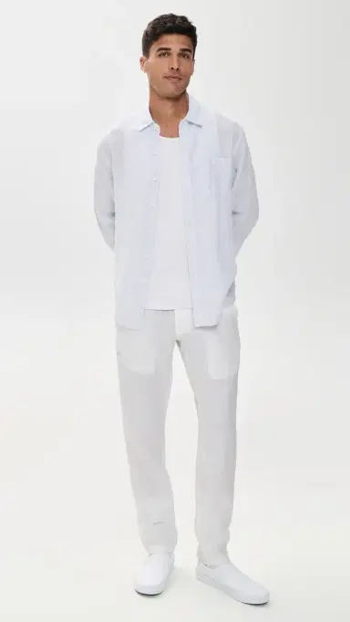 Onia Linen Trousers White | Thumbnail 5 Onia Linen Trousers White | Thumbnail 5