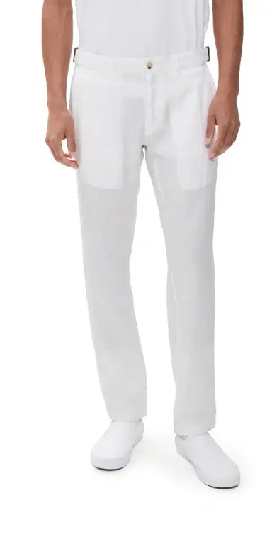 Onia Linen Trousers White | Thumbnail 1 Onia Linen Trousers White | Thumbnail 1