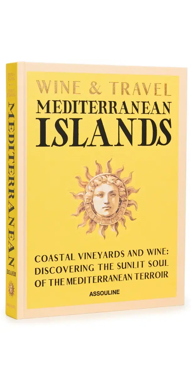 Assouline Wine & Travel Mediterranean Islands Book Yellow One Size
