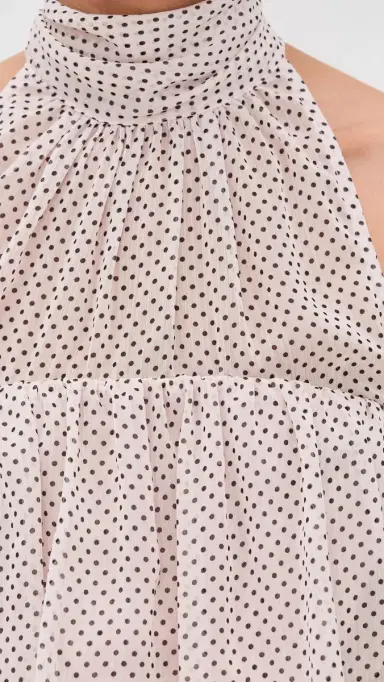 AFRM Laramie Top Mauve Pin Dot L | Thumbnail 6