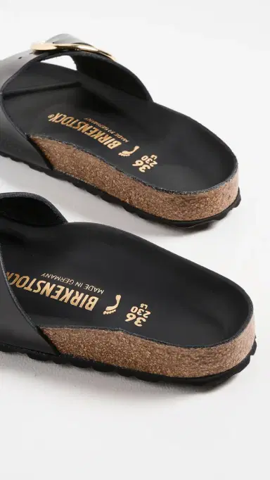 Birkenstock Madrid Big Buckle Sandals High Shine Black 36 | Thumbnail 4