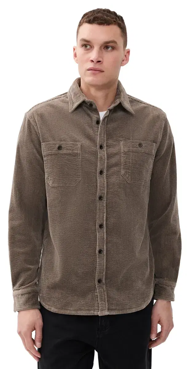 The Corduroy Utility Shirt Fatigue Olive