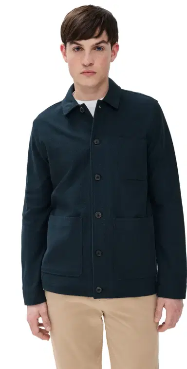 Billy Reid Pique Chore Jacket | Thumbnail 1 Billy Reid Pique Chore Jacket | Thumbnail 1