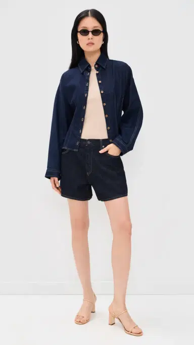 AGOLDE Leith Low Slung Relaxed Fit Shorts | Thumbnail 5 AGOLDE Leith Low Slung Relaxed Fit Shorts | Thumbnail 5