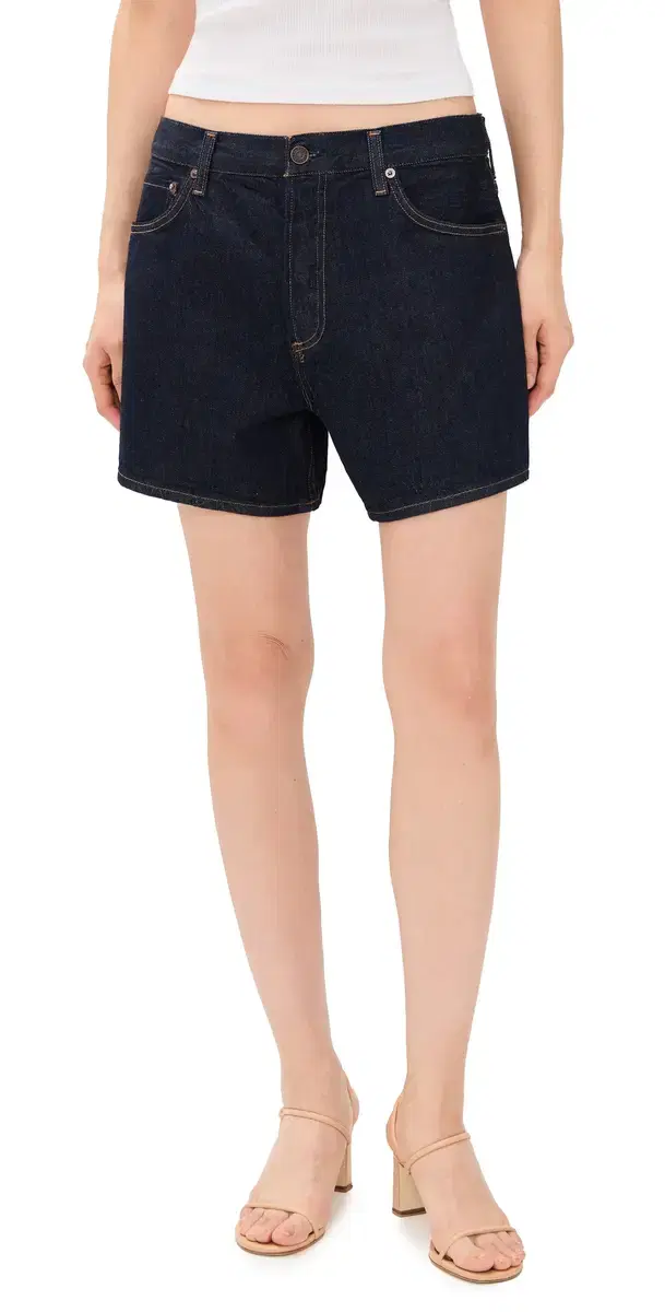 Leith Low Slung Relaxed Fit Shorts Rinse