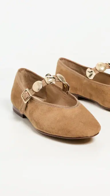 Dolce Vita Relan Flats Light Brown Suede | Thumbnail 5