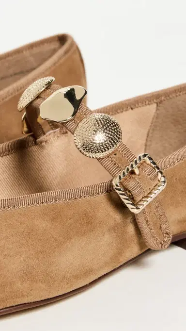 Dolce Vita Relan Flats Light Brown Suede | Thumbnail 6